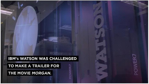 미국 IBM의 AI 플랫폼 '왓슨'은 영화 '모건'의 예고편을 제작했다.  [유튜브 화면 캡처]